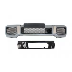 Pachet Exterior Complet cu Prelungire Bara Fata DRL compatibil cu Mercedes G-Class W463 (1989-2017) G65 Design-image-6049395