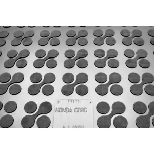 Rubber Trunk Mat Black suitable for Honda CIVIC X (2017-up) Sedan