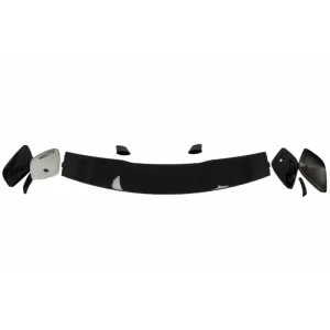 Valance Rear Diffuser Suitable for MERCEDES W176 A-Class (2012-2018) with Exhaust Muffler Tips and Roof Boot Lid Spoiler A45 Design Facelift