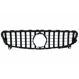 Pachet Exterior Complet cu Grila Centrala compatibil cu Mercedes A-Class W176 (2012-2018) Facelift A45 Design-image-6049645