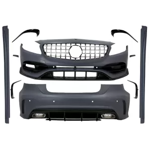 image-22-Body Kit s rešetkom prikladan za Mercedes A-Class W176 (2012-2018) Facelift A45 Dizjan