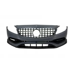 Pachet Exterior Complet cu Grila Neagra compatibil cu Mercedes A-Class W176 (2012-2018) Facelift A45 Design-image-6049673