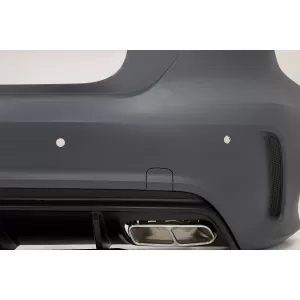 Pachet Exterior Complet cu Grila Neagra compatibil cu Mercedes A-Class W176 (2012-2018) Facelift A45 Design-image-6049680