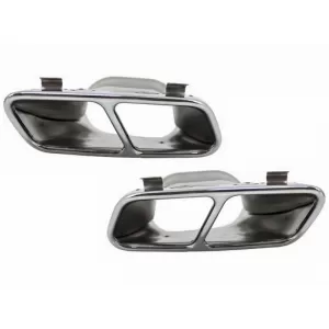 Pachet Exterior Complet cu Grila Neagra compatibil cu Mercedes A-Class W176 (2012-2018) Facelift A45 Design-image-6049696