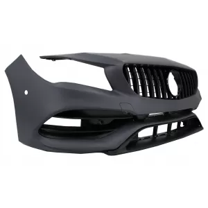 Pachet Exterior Complet cu Mercedes CLA C117 W117 (2013-2018) Facelift CLA45 Design si Grila centrala-image-6050246