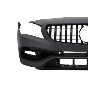 Pachet Exterior Complet cu Mercedes CLA C117 W117 (2013-2018) Facelift CLA45 Design si Grila centrala-image-6050247