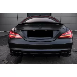 Pachet Exterior Complet cu Mercedes CLA C117 W117 (2013-2018) Facelift CLA45 Design si Grila centrala-image-6057767