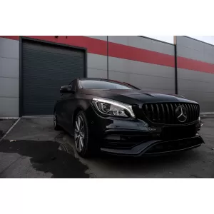 Pachet Exterior Complet cu Mercedes CLA W117 C117 (2013-2018) Facelift CLA45 Design si Grila Centrala-image-6057775