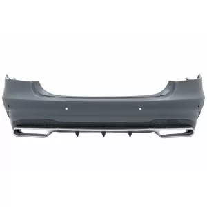 Hátsó lökhárító fekete kipufogóvégekkel Mercedes E-osztály W212 Facelift (2013-2016)-image-6050870