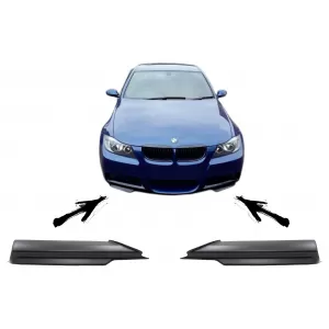 image-22-Frontstoßstange Splitters Spoilerlippe Lip für BMW 3er E90 E91 M-Tech 2005-2008