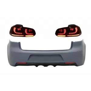 image-25-Stostange für VW Golf VI 08-13 R20 Look Rcklichter LED Dynamisch Wenden Licht