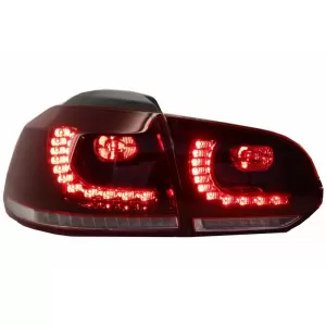 Pare-chocs pour VW Golf VI 08-13 R20 Look Feux arrires  LED Dynamique Tournant-image-6051060
