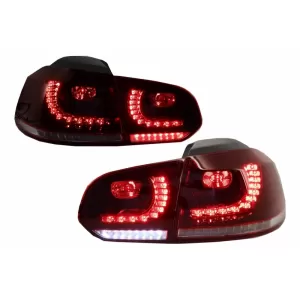 Pare-chocs pour VW Golf VI 08-13 R20 Look Feux arrires  LED Dynamique Tournant-image-6051065