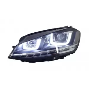 Stoßstange für VW Golf 7 13-17 R-Line Look Scheinwerfer LED Dynamisch Wenden RHD-image-6051434