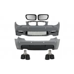 image-12-Body Kit BMW 1-es E81 E87 Hatchback (2004-2011), M-Technik M Sport Design, szénszálas kipufogóvégekkel