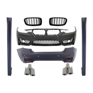 image-76-Body Kit BMW 3 F30 nem LCI és LCI 11-18 modellekhez, lökhárítóval és kipufogóvégekkel, M3 Sport dizájn