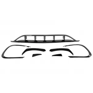 Splitter Aero Kit für Mercedes CLA W117 Facelift 16-18 CLA45 Look Canards Glänzend schwarz-image-6054899