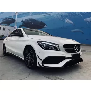 Splitter Aero Kit für Mercedes CLA W117 Facelift 16-18 CLA45 Look Canards Glänzend schwarz-image-6054948