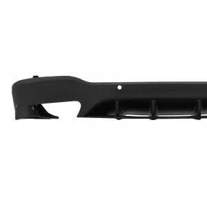 Rear Diffuser suitable for Mercedes GLC X253 SUV (2015-07.2019) GLC63 Exhaust Muffler Tips Silver