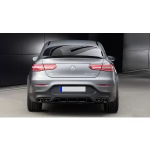 Hátsó diffúzor Mercedes GLC C253 Coupe (2015-) GLC63 fekete kipufogóvégekkel-image-6055445