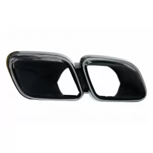 Difuzor cu Ornamente de evacuare compatibil cu Mercedes C-Class W205 S205 (2014-2020) C63S Design pentru bara AMG Sport Line-image-6055663