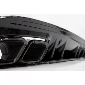 Difuzor cu Ornamente de evacuare compatibil cu Mercedes C-Class W205 S205 (2014-2020) C63S Design pentru bara AMG Sport Line-image-6055668