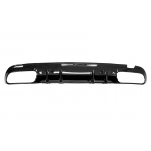 Difuzor cu Ornamente de evacuare compatibil cu Mercedes C-Class W205 S205 (2014-2020) C63S Design pentru bara AMG Sport Line-image-6055672