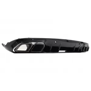 Diffuseur pour Mercedes C205 A205 Coupé Cabrio 14-19 Conseils Facelift C63S Look-image-6055155
