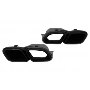 Diffuseur pour Mercedes C205 A205 Coupé Cabrio 14-19 Conseils Facelift C63S Look-image-6055162