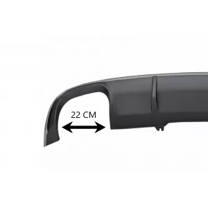 Diffuseur pour Audi A4 B9 Berline Avant 16-18 S4 Look Pour Edition Standard Gris-image-6054897