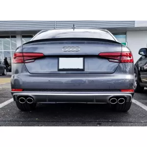 Diffuseur pour Audi A4 B9 Berline Avant 16-18 S4 Look Pour Edition Standard Gris-image-6054947