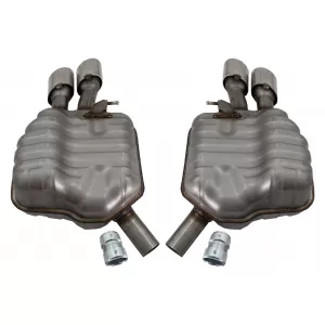 Heckdiffusor für Audi A8 D4 Facelift 15-17 S8 Look Auspuff Schalldämpfer Tipps-image-6054394
