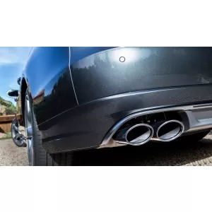 Heckdiffusor für Audi A8 D4 Facelift 15-17 S8 Look Auspuff Schalldämpfer Tipps-image-6054400
