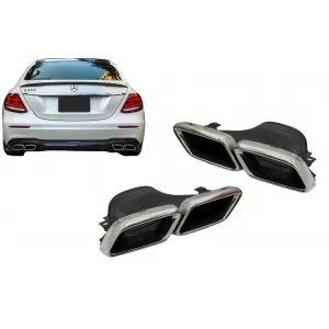 image-38-Auspuff Schalldämpfer für Mercedes W213 16+ E63 Look GLC SUV X253 C253 15-17
