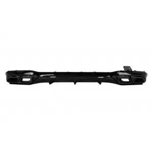 image-43-Stoßstangen Diffusor Endrohre Schwarz für Mercedes E W213 2016-2019 E63 Look