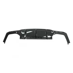 Difuzor Bara Spate cu Ornamente Evacuare compatibil cu Mercedes E-Class W213 (2016-2019) E63 Design Negru Lucios-image-6052012