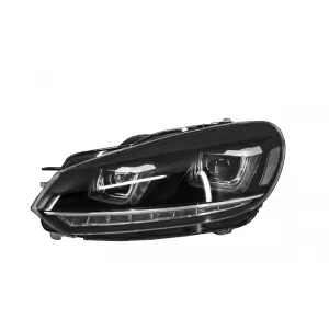Stoßstange für VW Golf VI 6 MK6 08-13 Scheinwerfer LED Dynamic Light R20 Look PDC-image-6052103