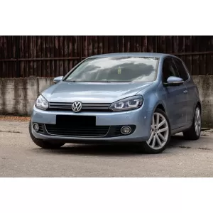 Stoßstange für VW Golf VI 6 MK6 08-13 Scheinwerfer LED Dynamic Light R20 Look PDC-image-6052112