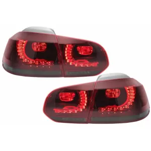 Kit für VW Golf MK 6 08-13 R20 Look Scheinwerfer & Rückleuchten Dynamisch Licht-image-6052305