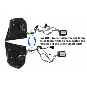 Kit für VW Golf MK 6 08-13 R20 Look Scheinwerfer & Rückleuchten Dynamisch Licht-image-6052307