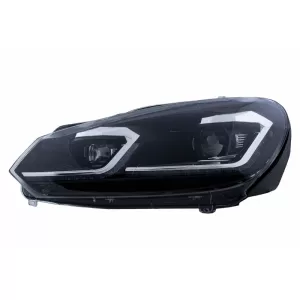 Kit für VW Golf VI 6 MK6 2008-2013 R20 Look Scheinwerfer Rückleuchten Rauch Glas-image-6052448
