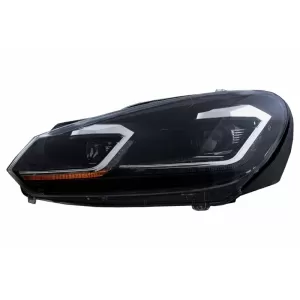 Kit für VW Golf VI MK 6 08-13 R20 Look Scheinwerfer Rückleuchten Rauch Auspuff-image-6052508