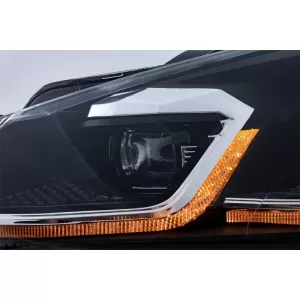 Kit für VW Golf VI MK 6 08-13 R20 Look Scheinwerfer Rückleuchten Rauch Auspuff-image-6052512