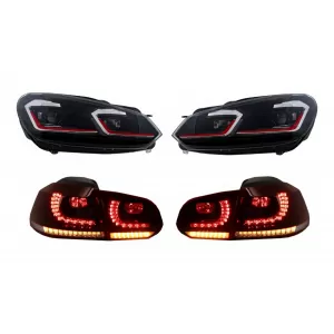 image-50-LED Scheinwerfer für VW Golf 6 VI 08-13 Licht Facelift G7.5 GTI Look Dynamischer