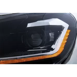 Kühlergrill für VW Golf VI 08-13 LED Scheinwerfer Flowing Dynamic Lights R20 Look-image-6052969