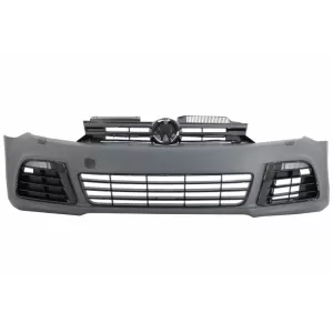 Frontstostange für VW Golf 6 Mk6 VI 2008-2013 Look LED Scheinwerfer NBL Gitter-image-6052974
