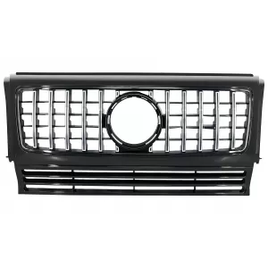 Front Bumper with Fender Flares Wheel Arches and Front Grille suitable for Mercedes G-Class W463 (1989-2018) G65 Design-image-6337061