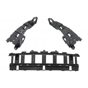 Diffusor für Mercedes W205 S205 14-20 C63 Look Auspuff Tipps Schwarz Sport Paket-image-6053195