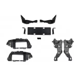Bodykit für Mercedes C W205 14-18 Stoßstangengrill Seitenschweller Auspuffspitzen-image-6103053