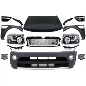 image-21-Body Kit Range Rover Sport L320 05-13 modellekhez, Autobiography dizájn lökhárító, fényszórók, motorháztető és sárvédők